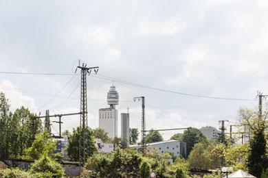 henninger turm foto frankfurt