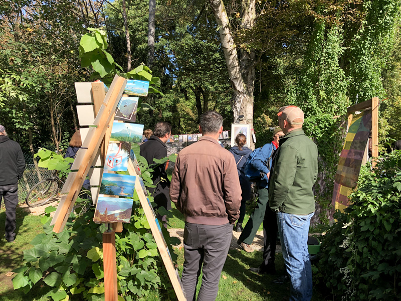 Vernissage, Gartenausstellung Trainingsgruppe 3, Frankfurt